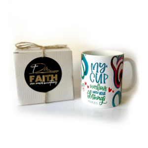 Alternative view of My Cup Overflows - Prophetic Art by Wilna Dekenah